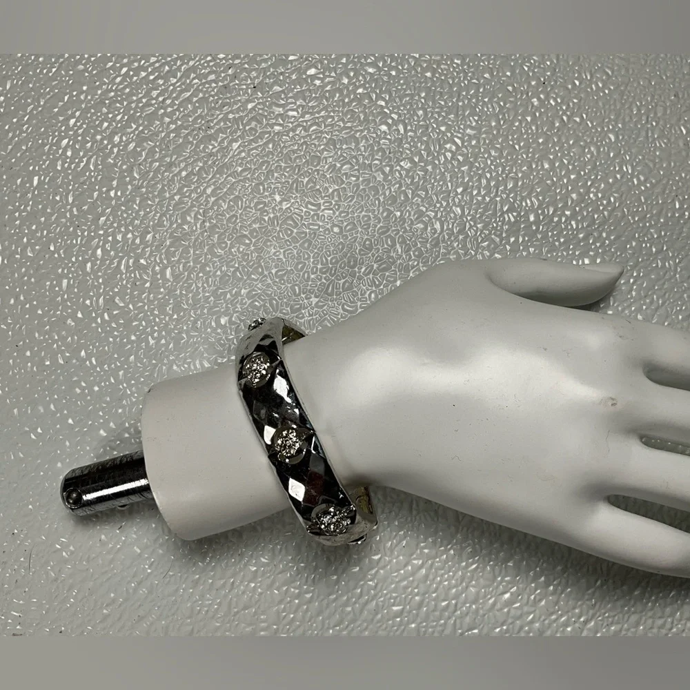 Stainless Steel‎ Rhinestone Elastic Bracelet